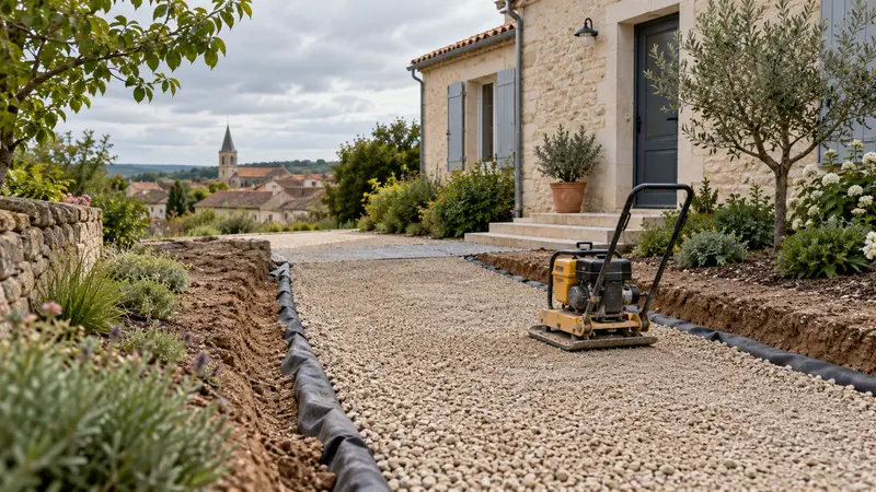 Une allée ou une terrasse